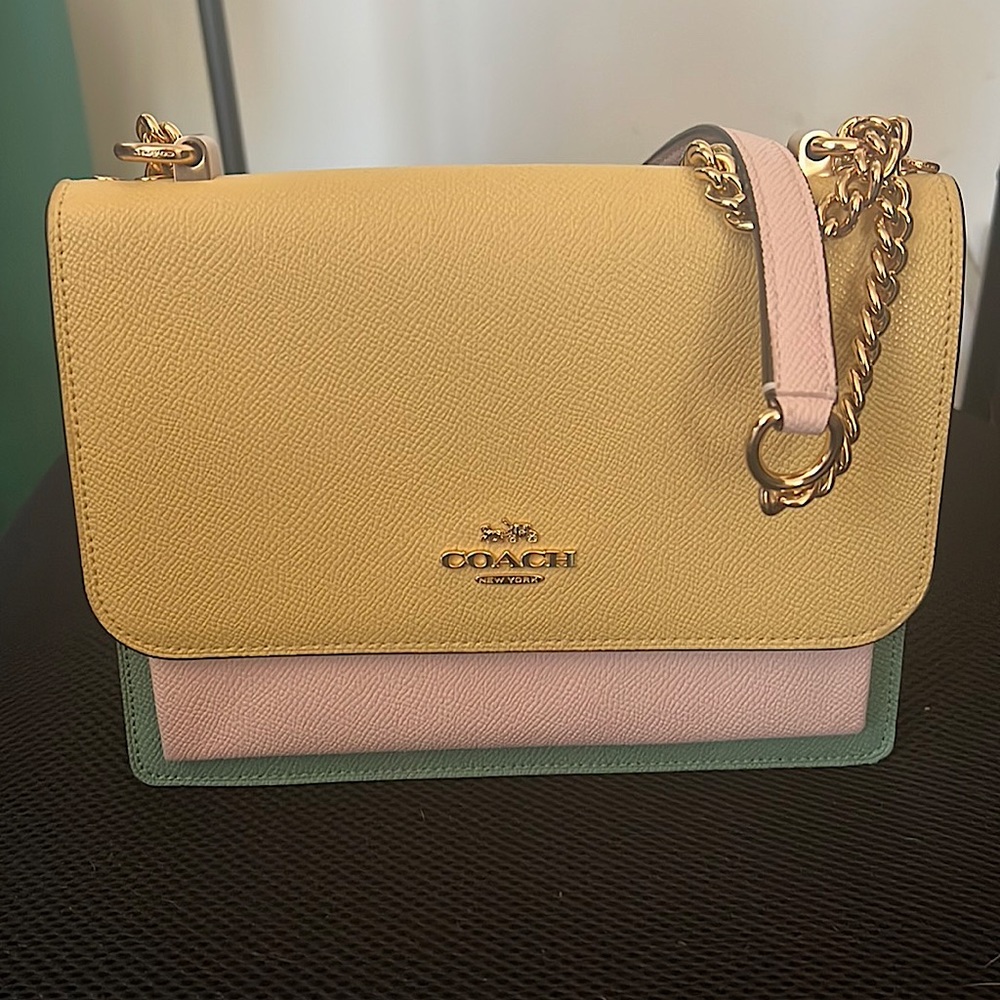 EUC Coach Klare Crossbody Pastel Multicolor